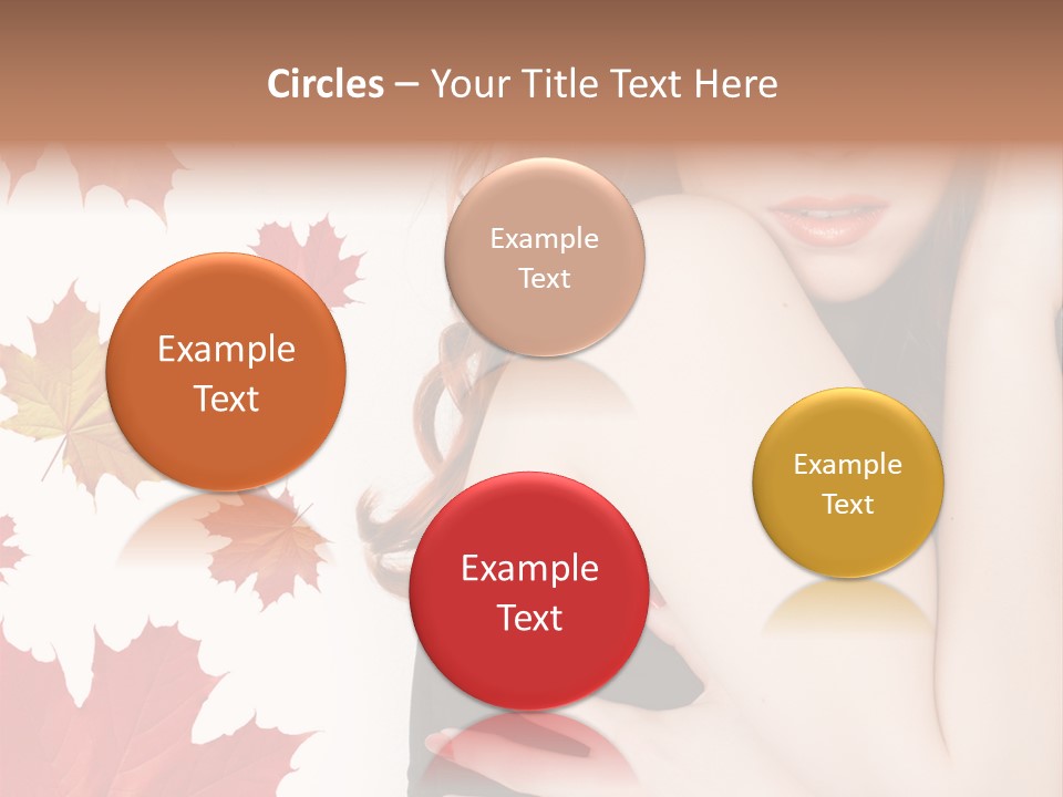 Woman With Red Hair PowerPoint Template