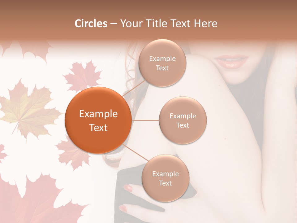 Woman With Red Hair PowerPoint Template