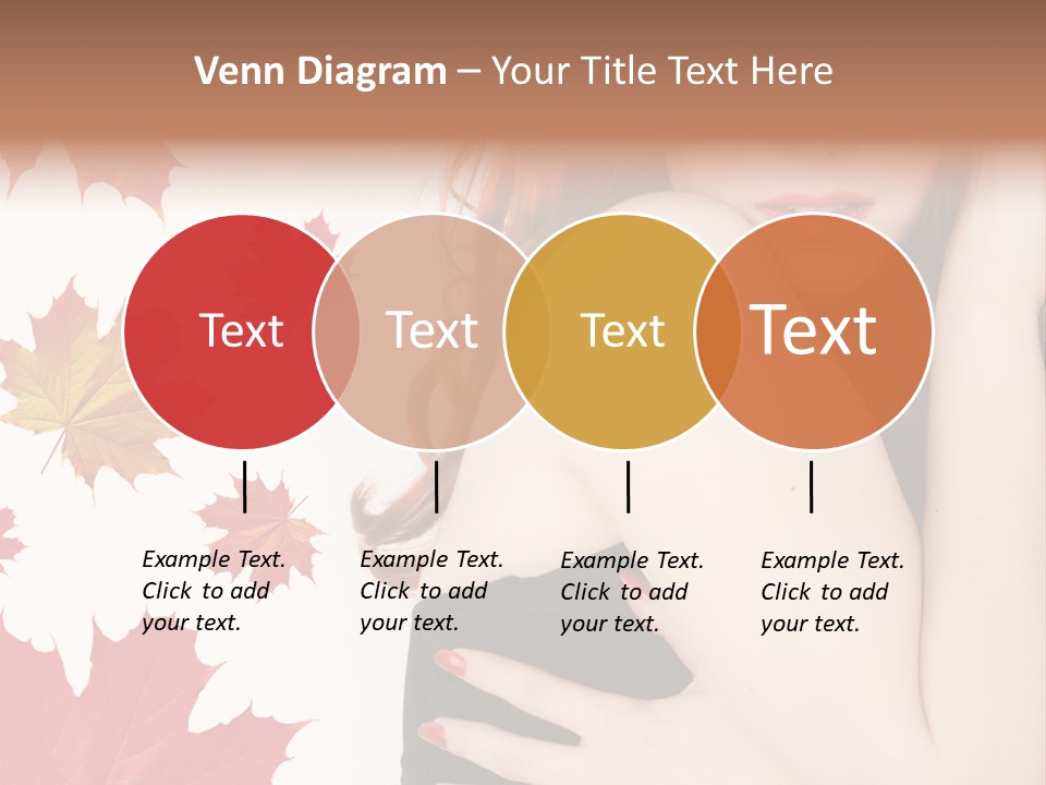 Woman With Red Hair PowerPoint Template