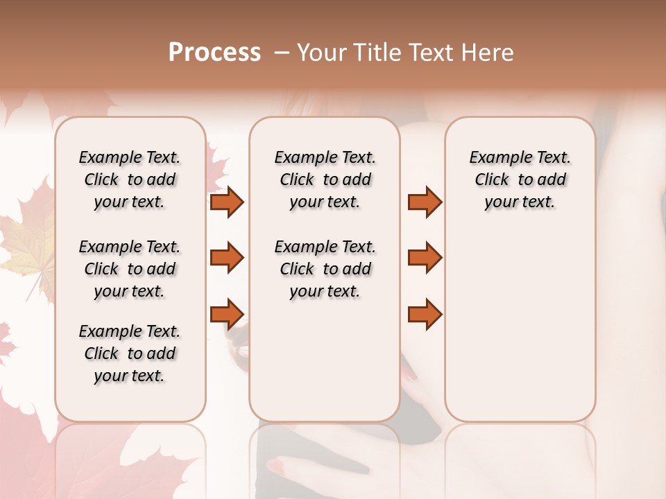 Woman With Red Hair PowerPoint Template