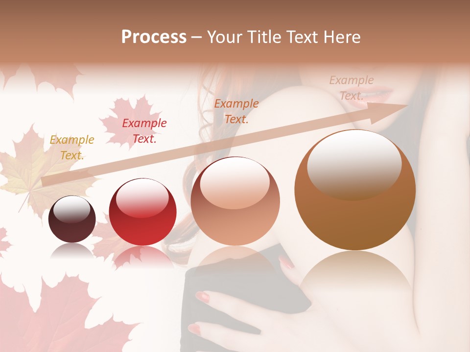 Woman With Red Hair PowerPoint Template