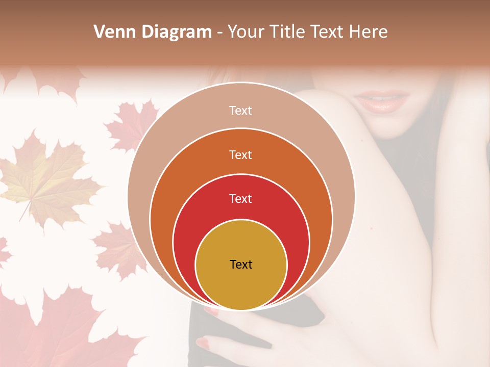 Woman With Red Hair PowerPoint Template