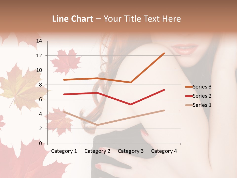 Woman With Red Hair PowerPoint Template