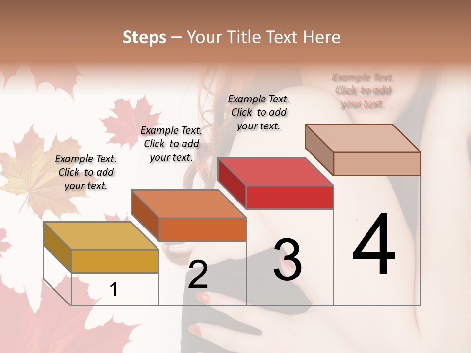 Woman With Red Hair PowerPoint Template