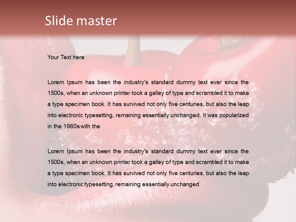 Natural Playful Face PowerPoint Template