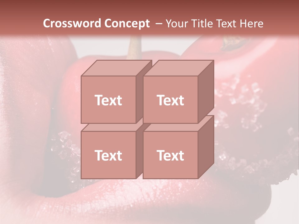 Natural Playful Face PowerPoint Template