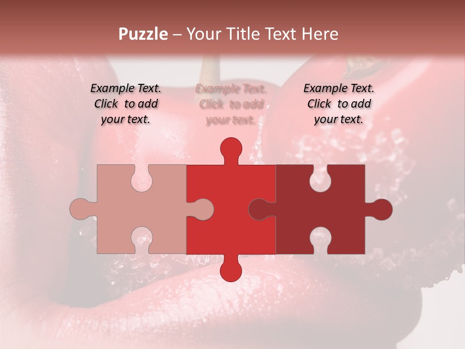 Natural Playful Face PowerPoint Template