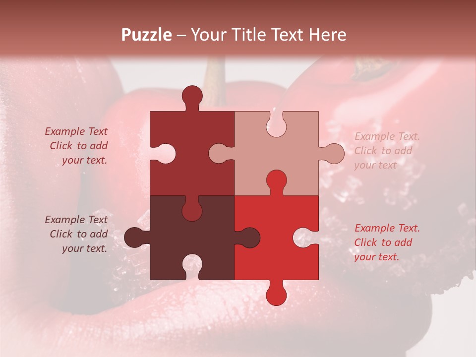 Natural Playful Face PowerPoint Template