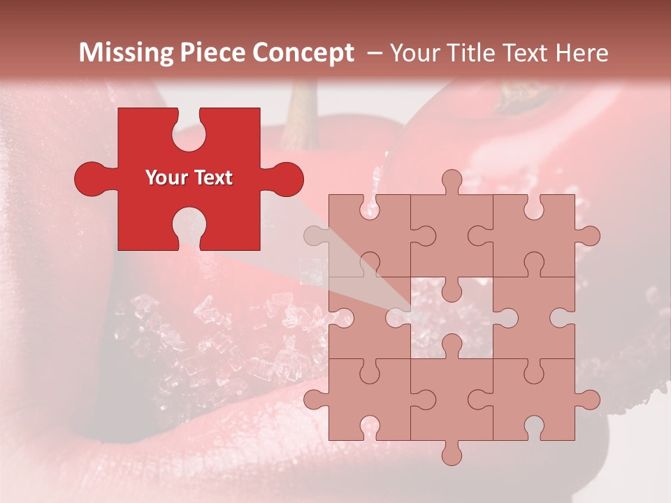 Natural Playful Face PowerPoint Template