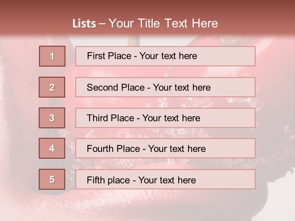 Natural Playful Face PowerPoint Template