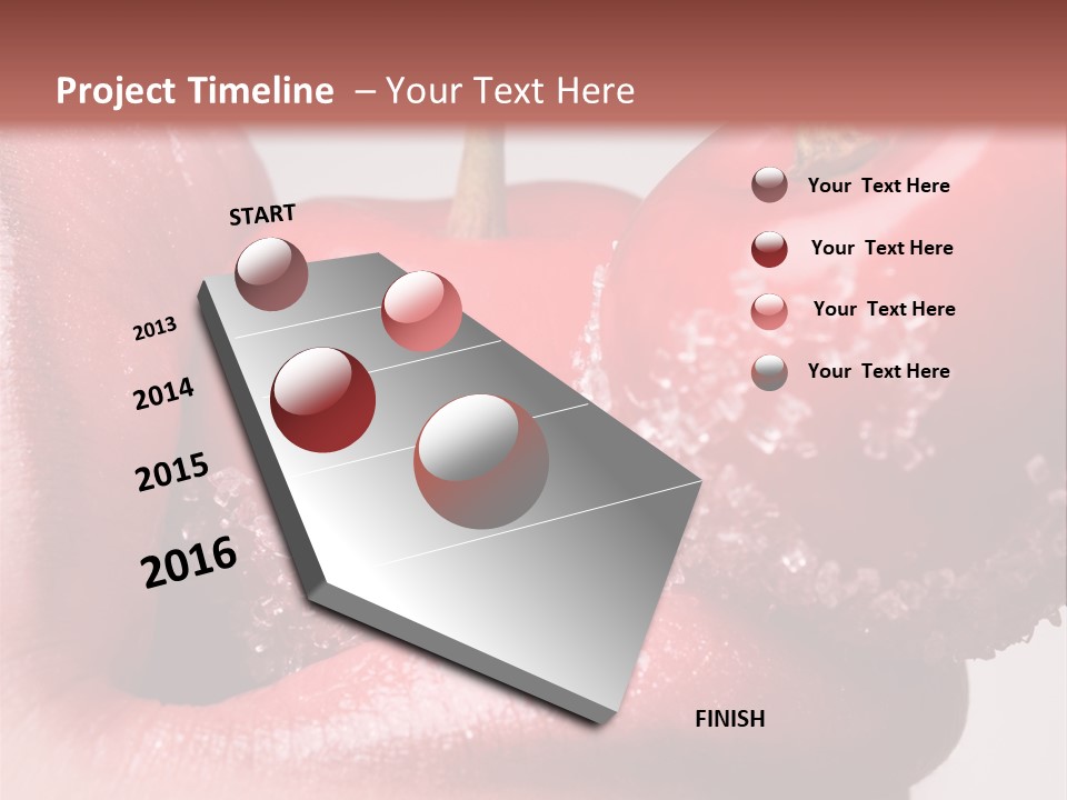 Natural Playful Face PowerPoint Template