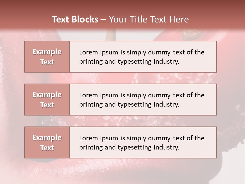 Natural Playful Face PowerPoint Template
