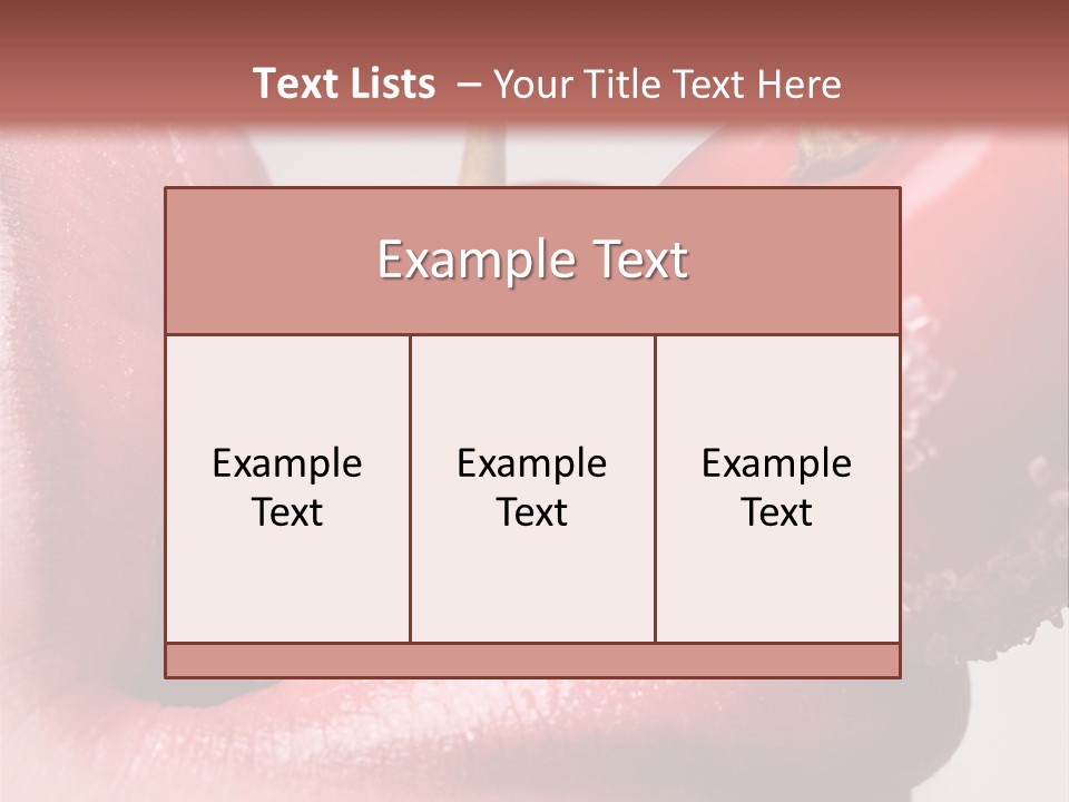 Natural Playful Face PowerPoint Template