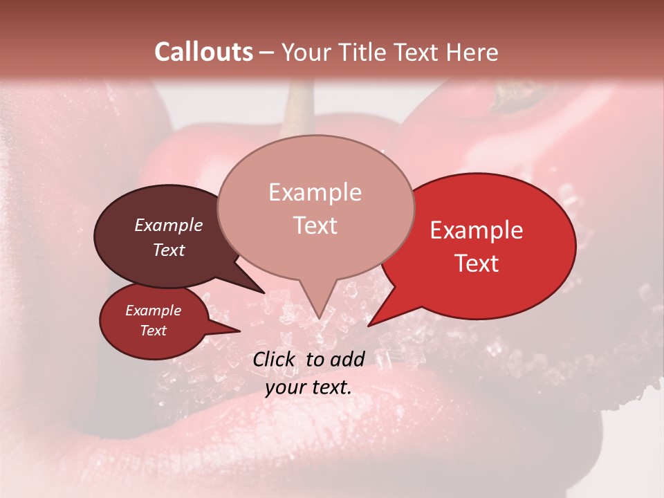 Natural Playful Face PowerPoint Template