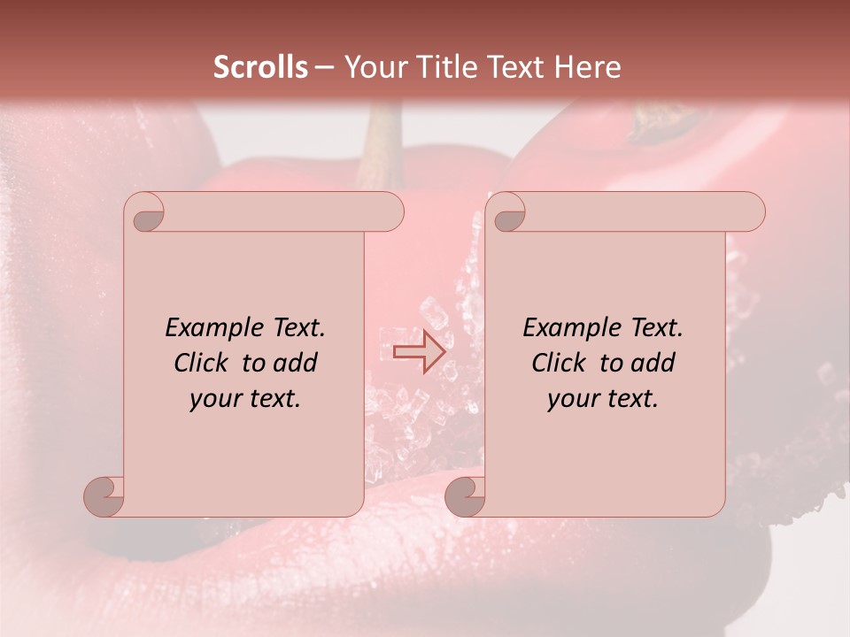 Natural Playful Face PowerPoint Template