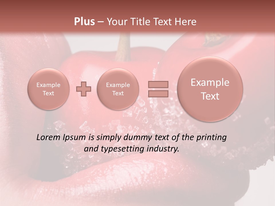 Natural Playful Face PowerPoint Template