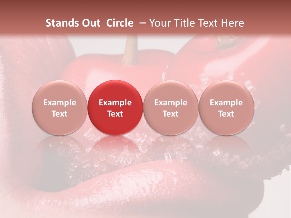 Natural Playful Face PowerPoint Template