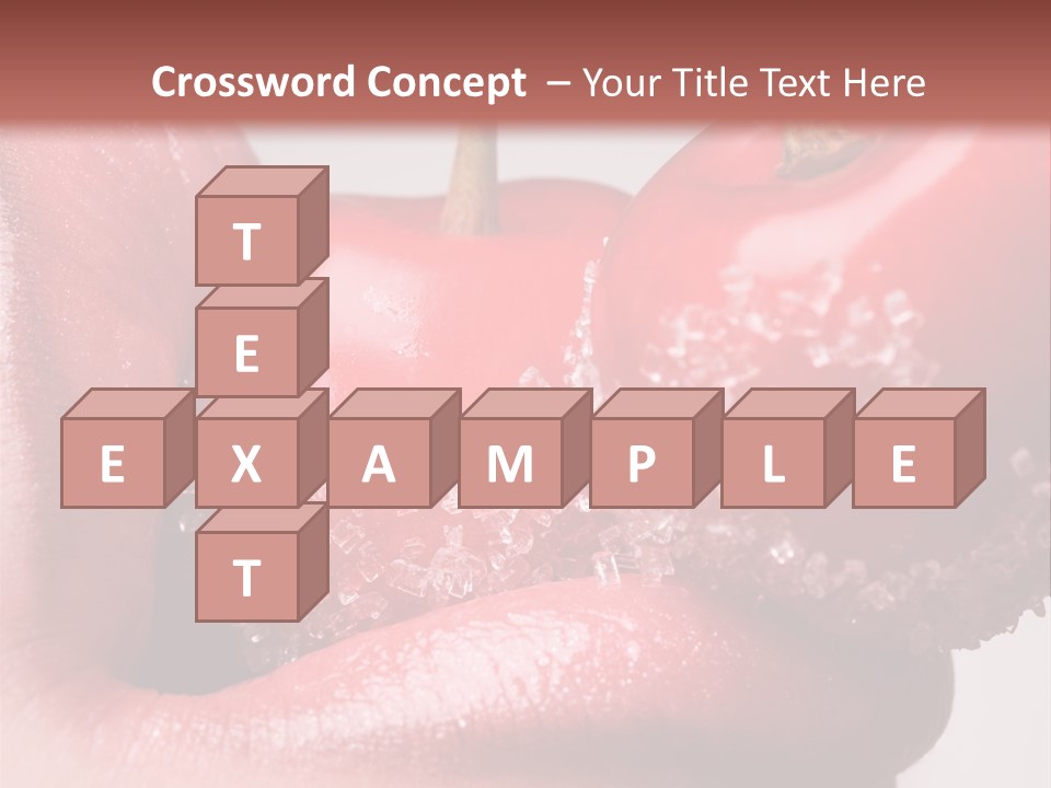 Natural Playful Face PowerPoint Template