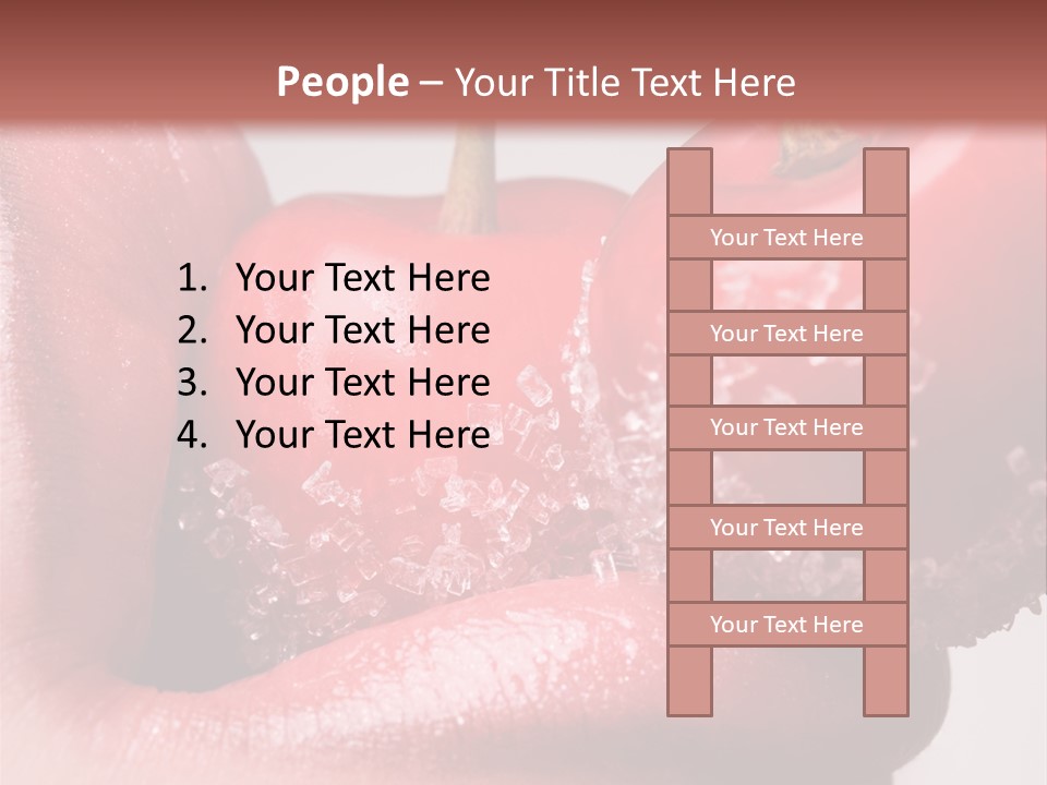 Natural Playful Face PowerPoint Template