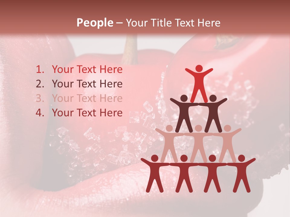 Natural Playful Face PowerPoint Template