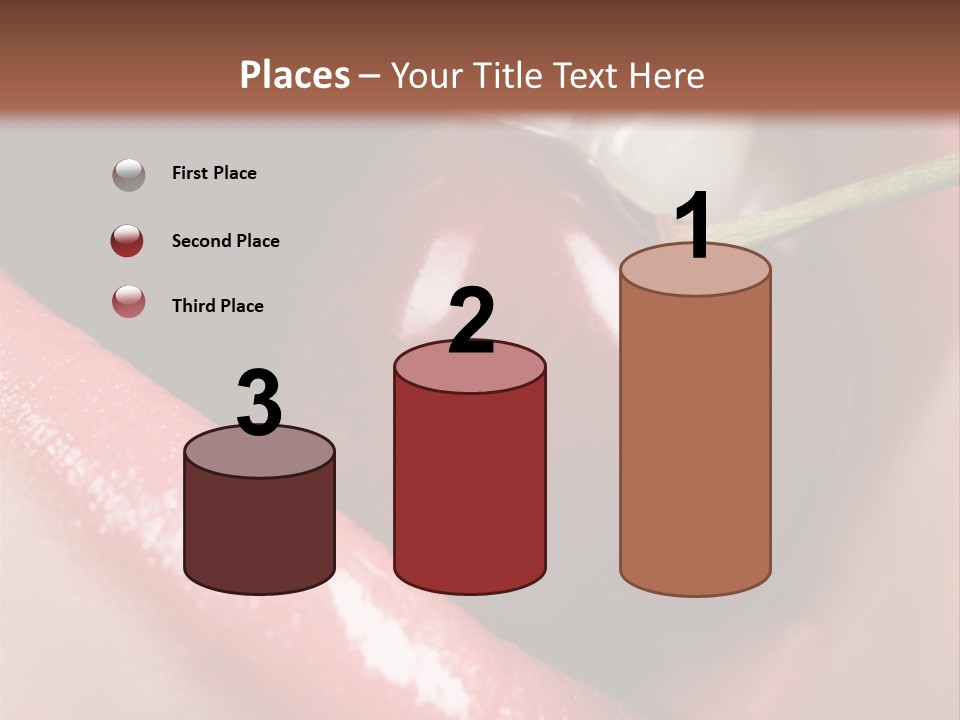 Makeup Berry Closeup PowerPoint Template