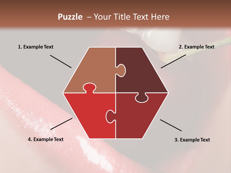 Makeup Berry Closeup PowerPoint Template