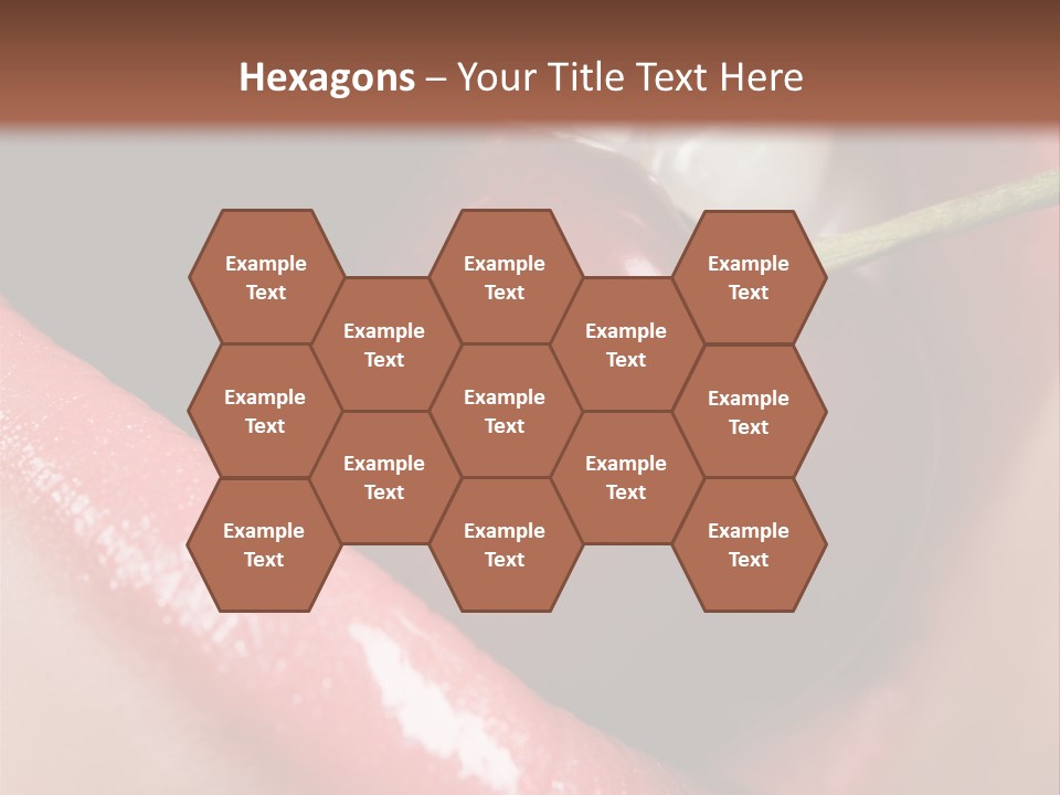 Makeup Berry Closeup PowerPoint Template