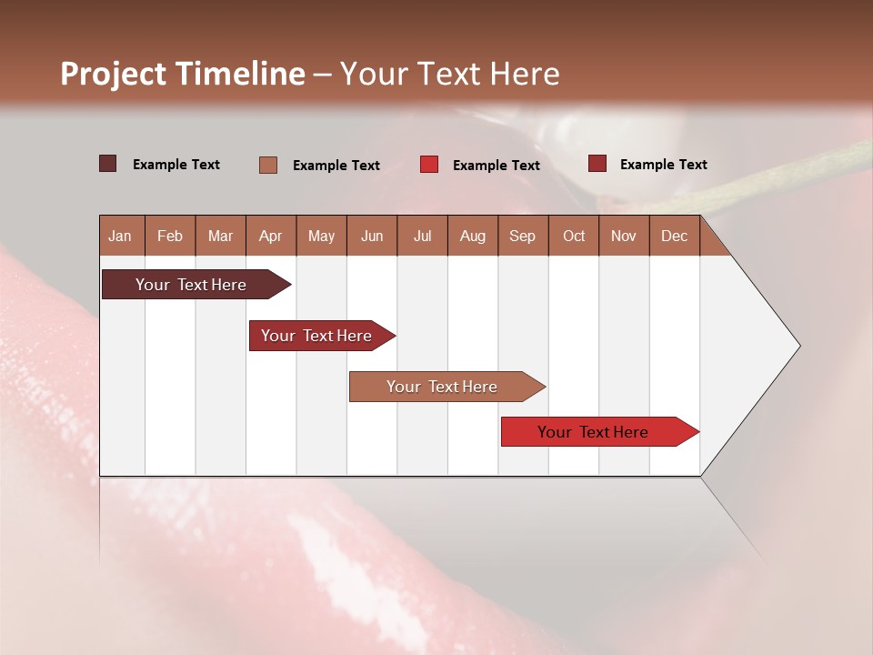 Makeup Berry Closeup PowerPoint Template