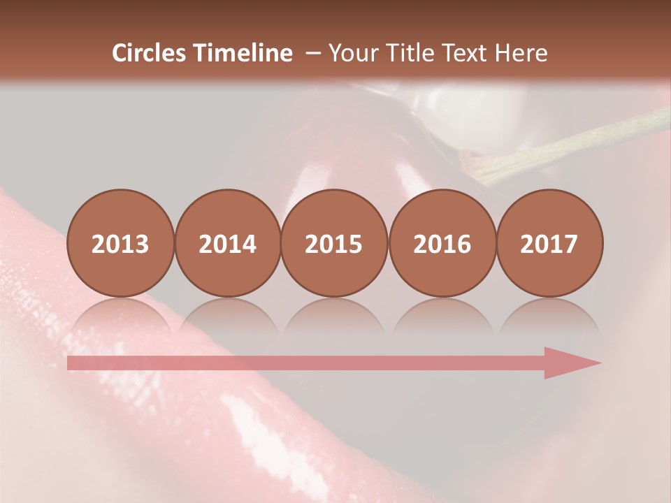 Makeup Berry Closeup PowerPoint Template