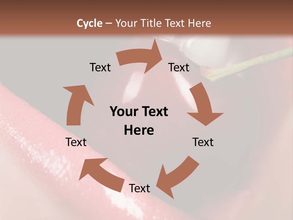 Makeup Berry Closeup PowerPoint Template