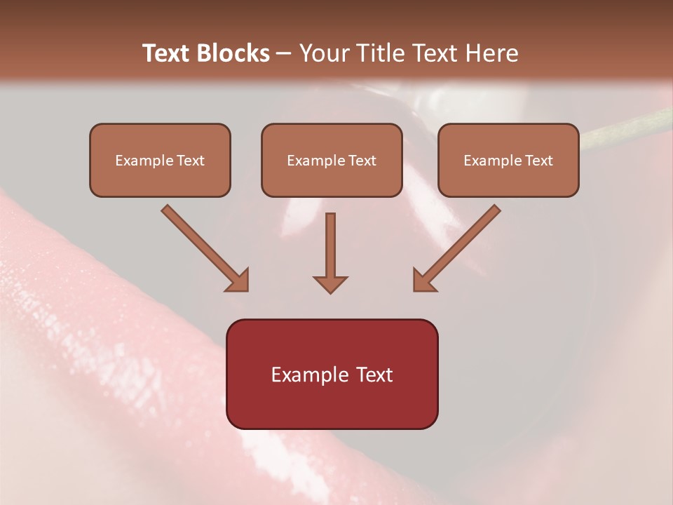 Makeup Berry Closeup PowerPoint Template