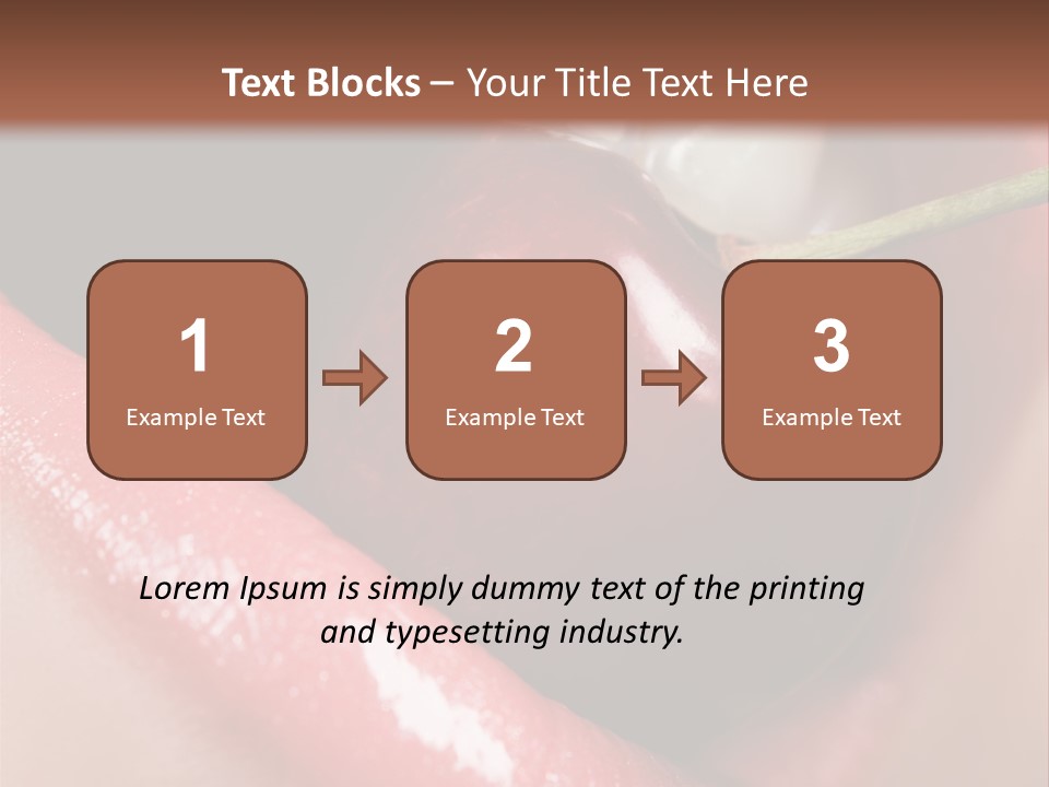 Makeup Berry Closeup PowerPoint Template