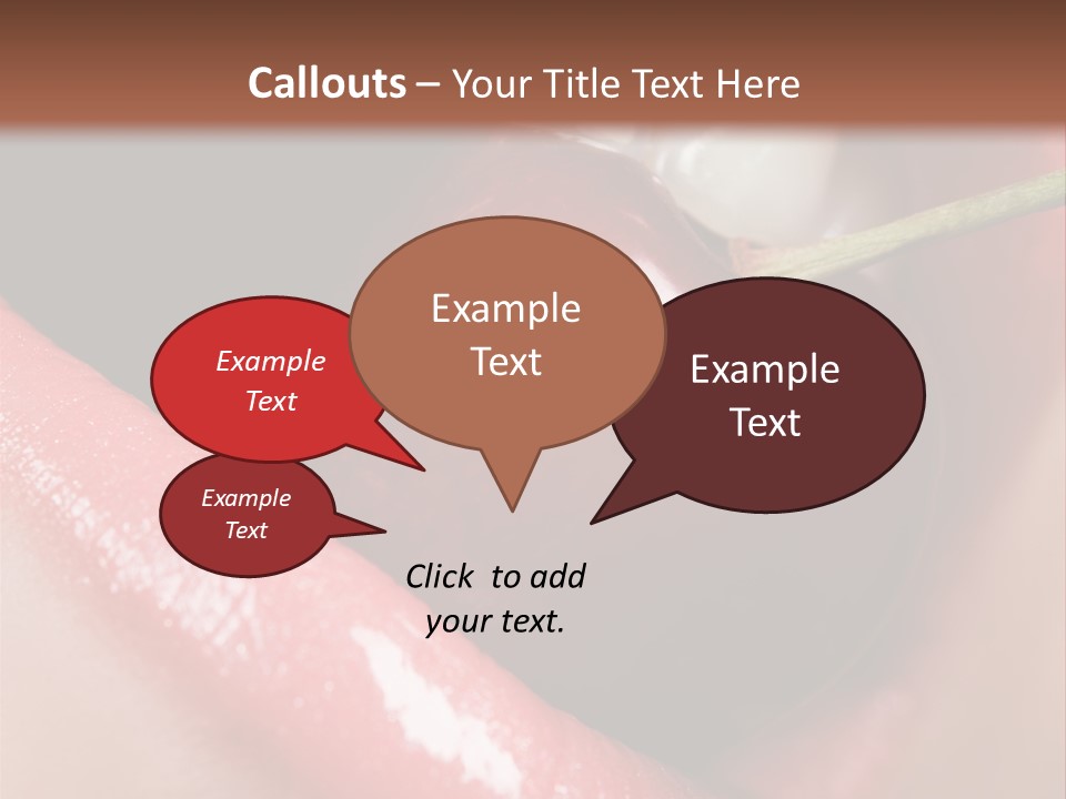 Makeup Berry Closeup PowerPoint Template