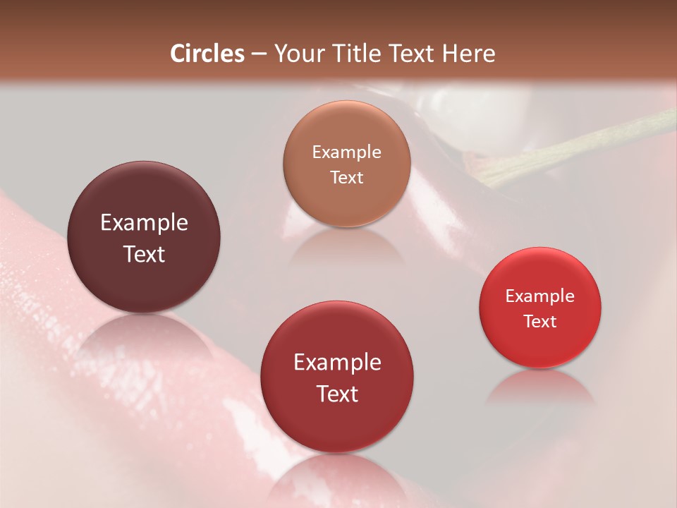 Makeup Berry Closeup PowerPoint Template