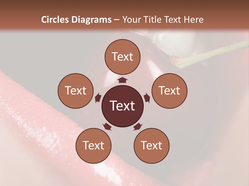 Makeup Berry Closeup PowerPoint Template