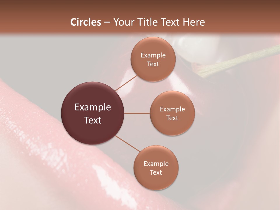 Makeup Berry Closeup PowerPoint Template