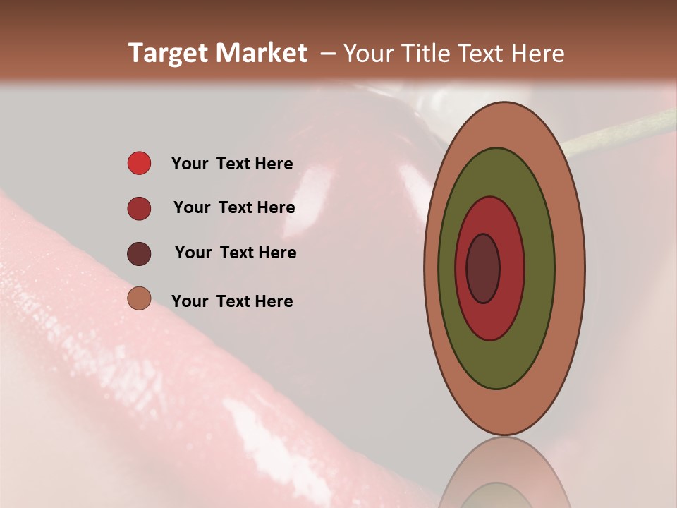 Makeup Berry Closeup PowerPoint Template