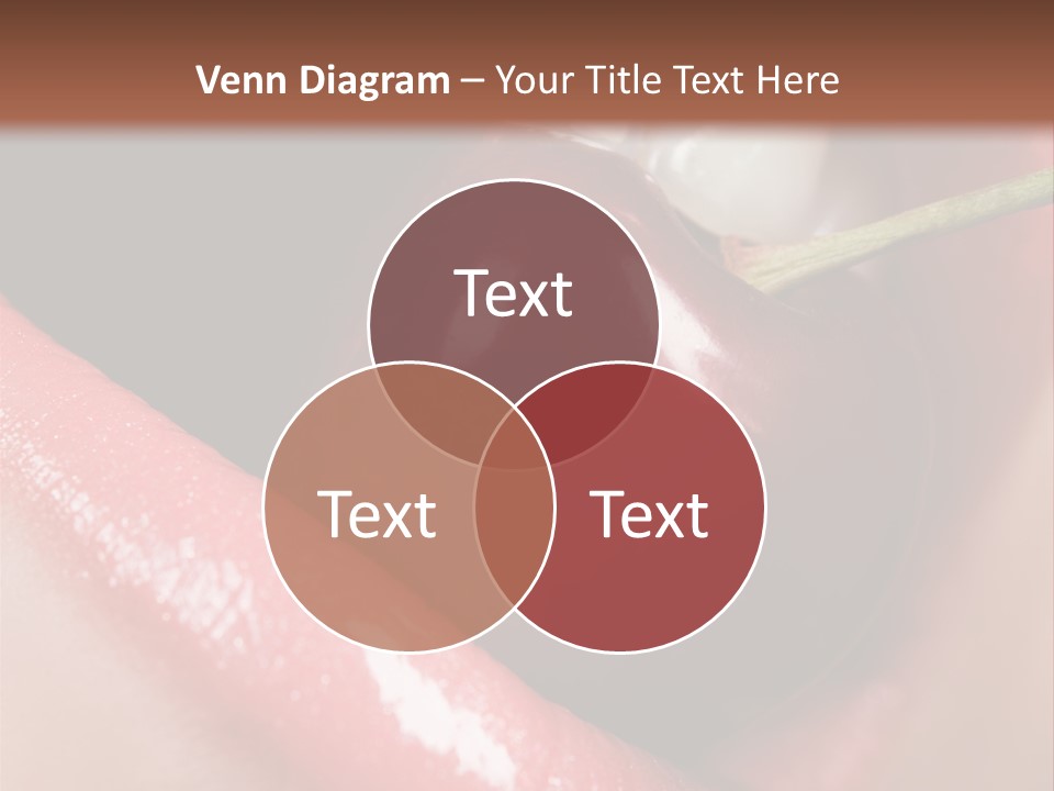 Makeup Berry Closeup PowerPoint Template