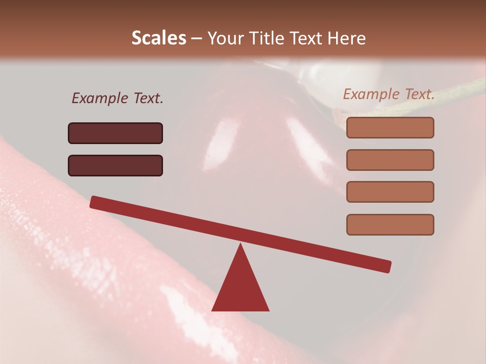 Makeup Berry Closeup PowerPoint Template