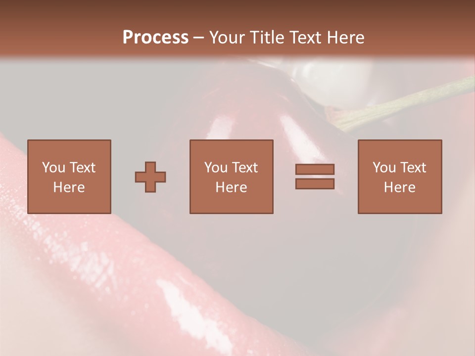 Makeup Berry Closeup PowerPoint Template