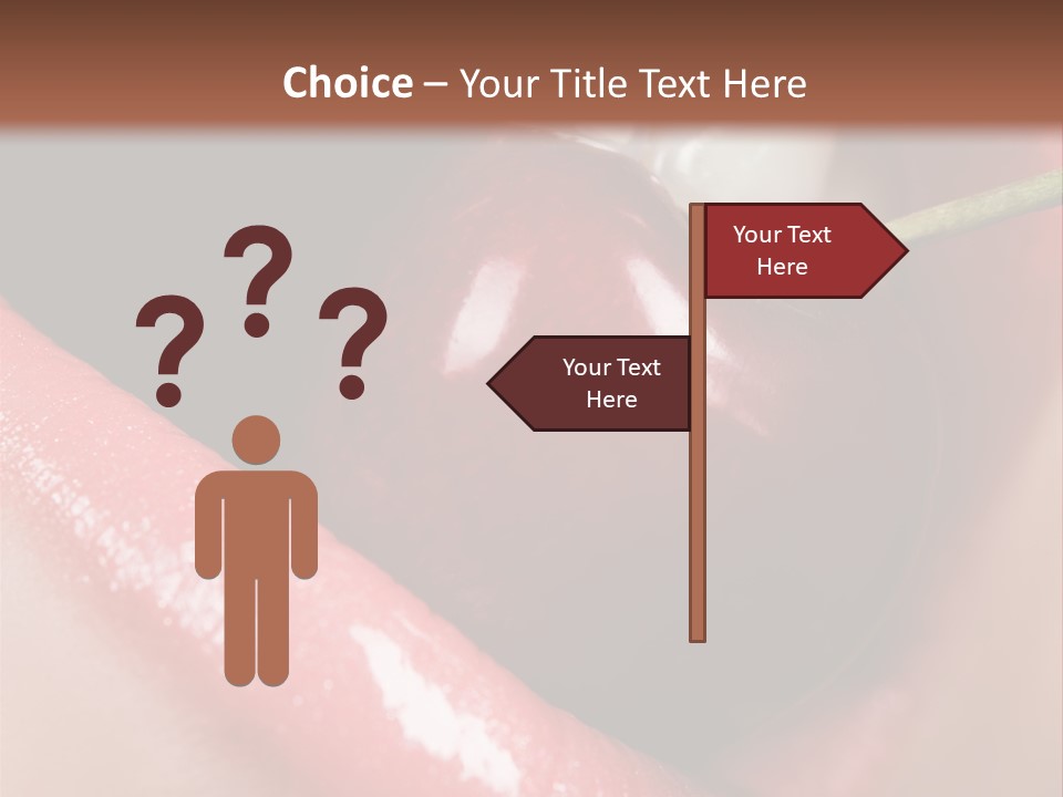 Makeup Berry Closeup PowerPoint Template