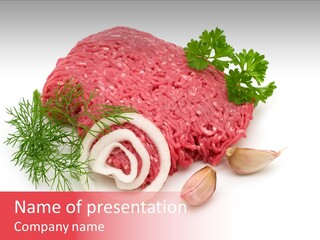 Beef Mince PowerPoint Template