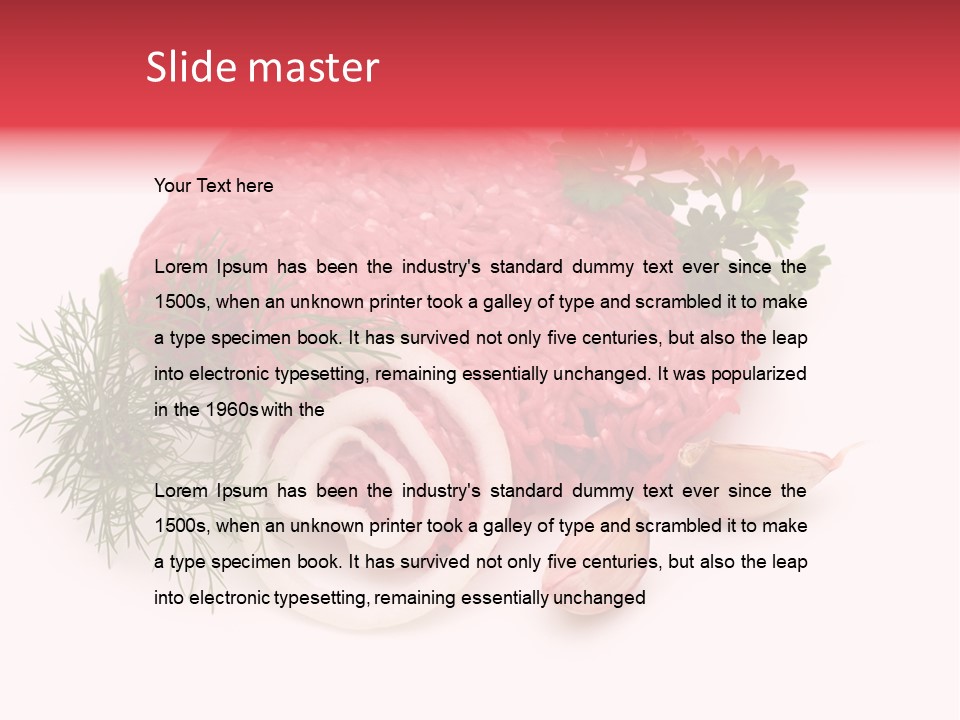 Beef Mince PowerPoint Template