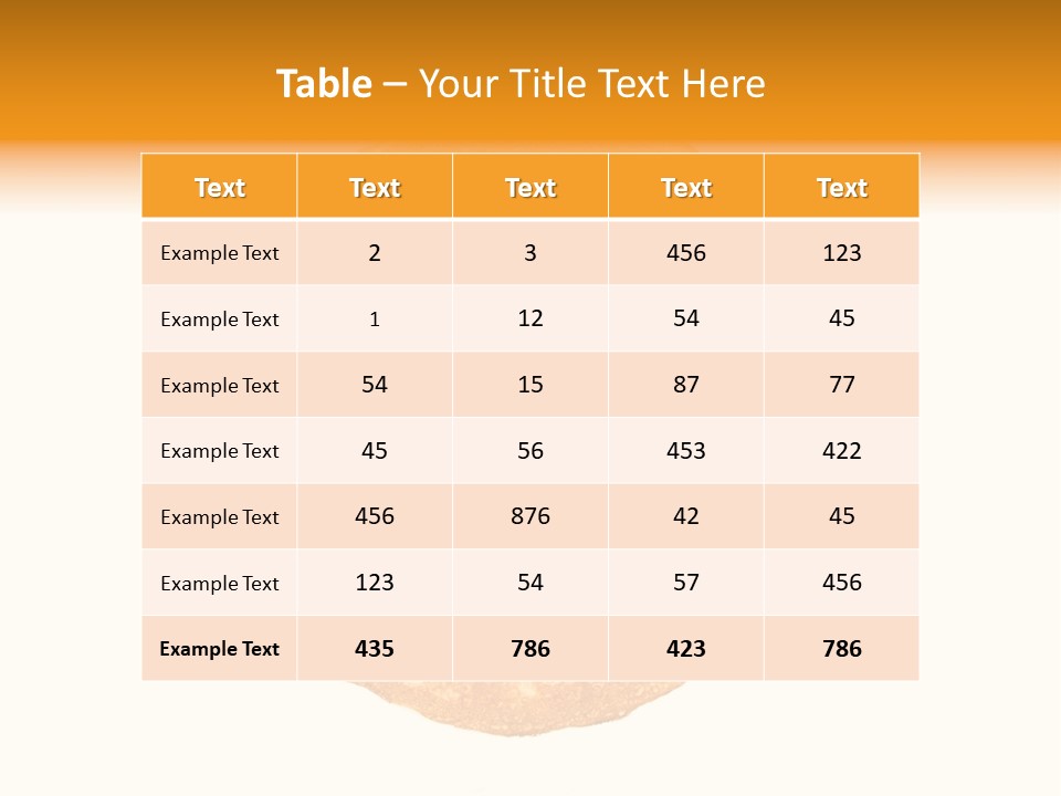 Heap Breakfast Calories PowerPoint Template