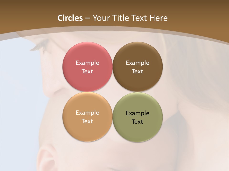 Mother And Baby PowerPoint Template