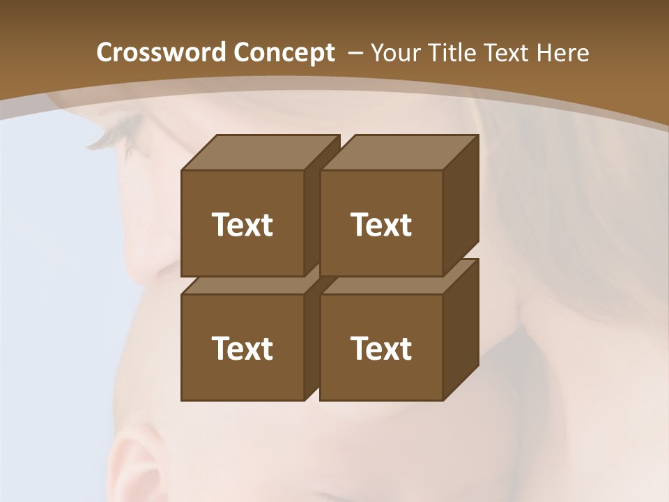 Mother And Baby PowerPoint Template