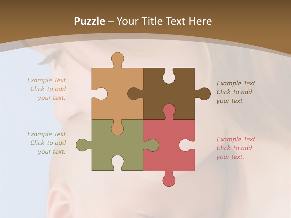 Mother And Baby PowerPoint Template