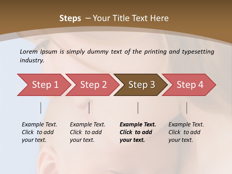 Mother And Baby PowerPoint Template