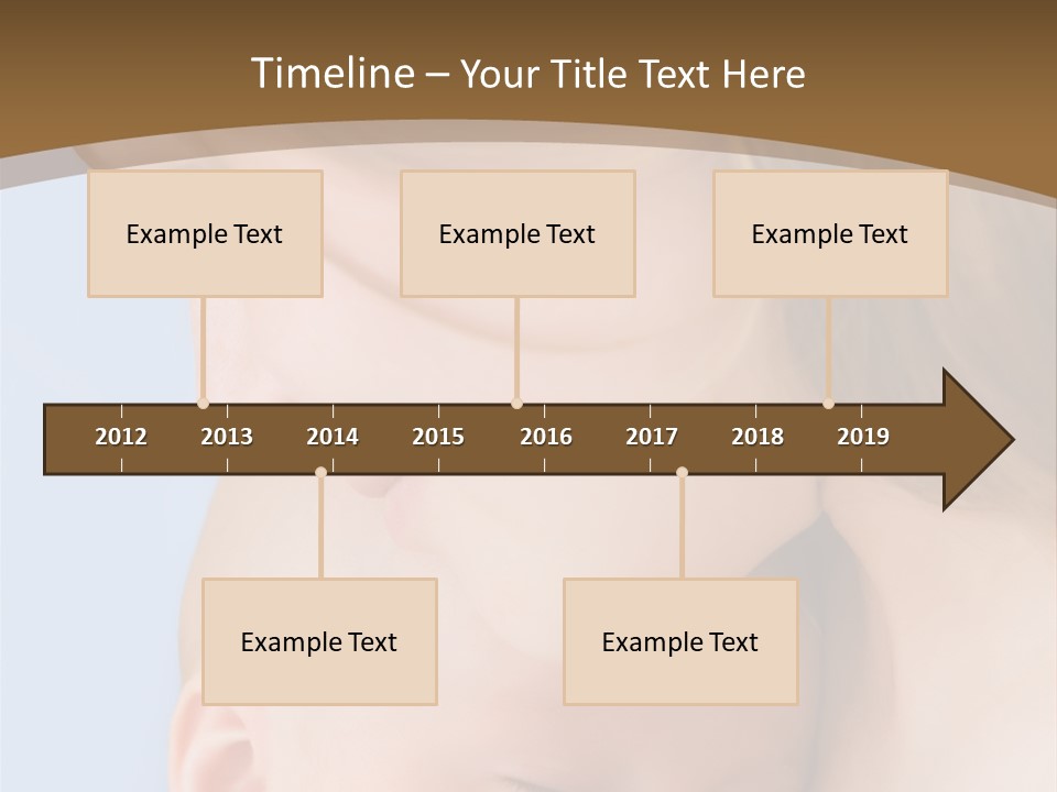 Mother And Baby PowerPoint Template
