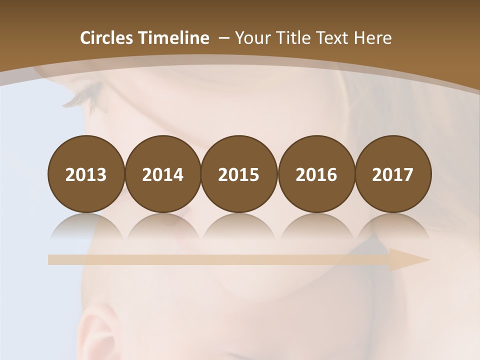 Mother And Baby PowerPoint Template